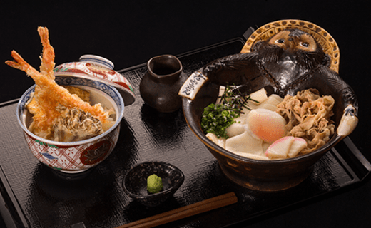 鬼釜と小天丼