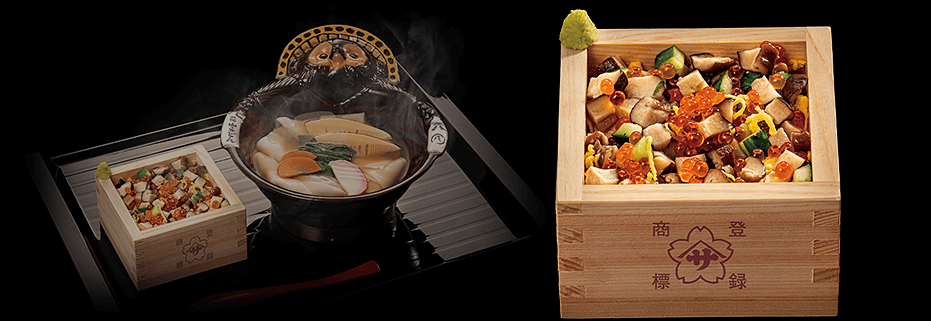 上州椎茸の桝寿司