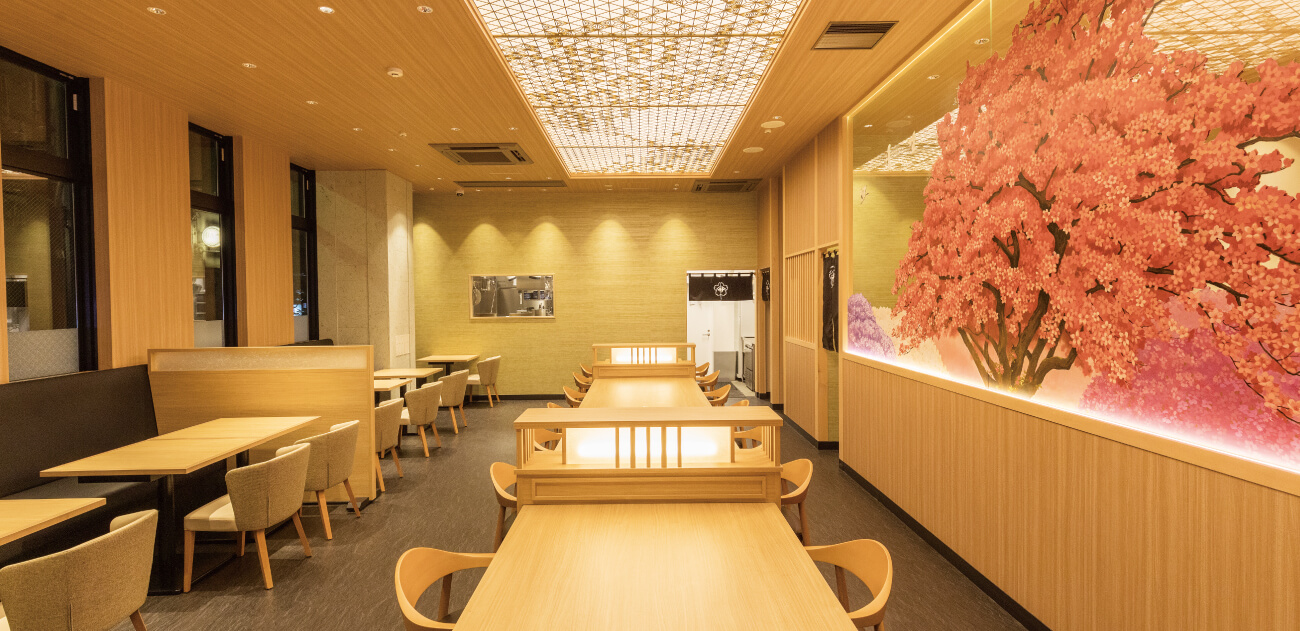 花山うどん日本橋店内装1