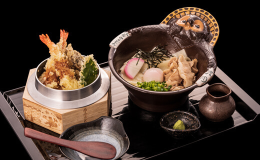 上州御膳(鬼釜/海老天ぷらの小釜めし)