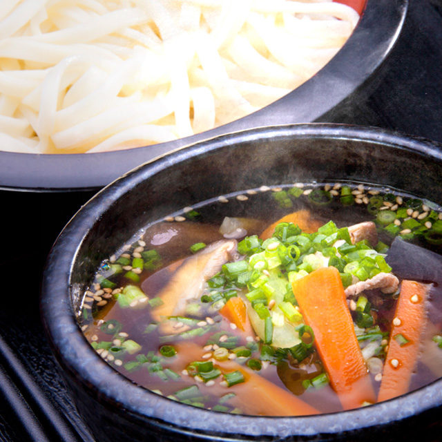 ピリ辛肉汁うどん