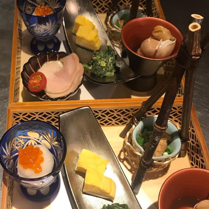 花山うどん銀座店 前菜 コース料理 日替わり