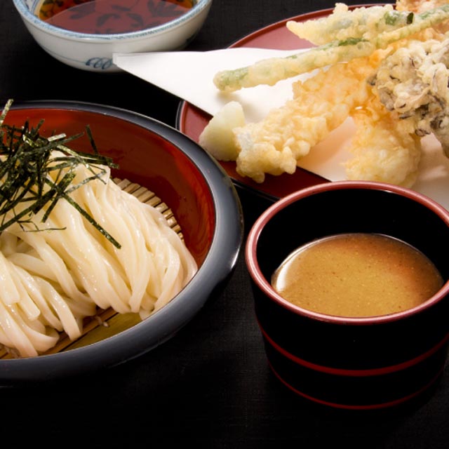 ごまつゆのざるうどん