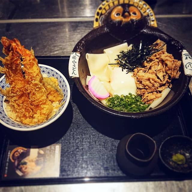 鬼釜と小天丼