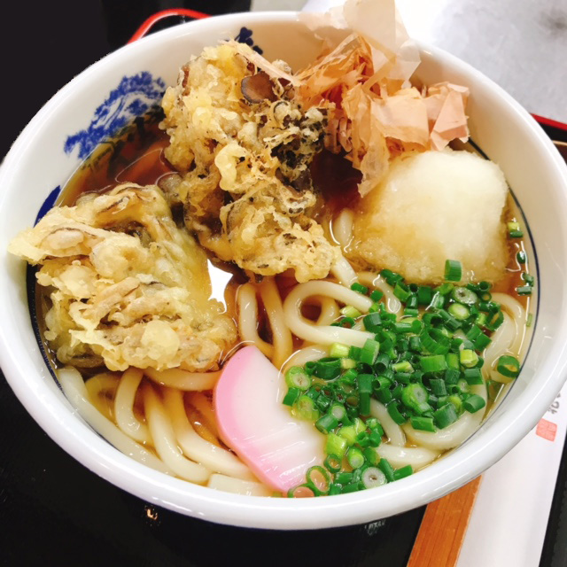 舞茸かけうどん