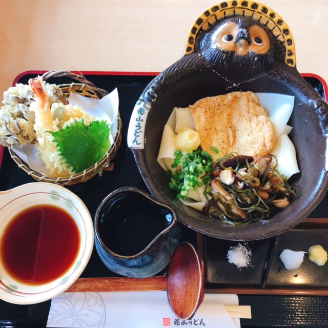 本店 上州冷かけのうどん（天ぷらセット）