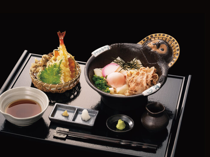 鬼御膳(鬼釜/天ぷら盛り合わせ 小)