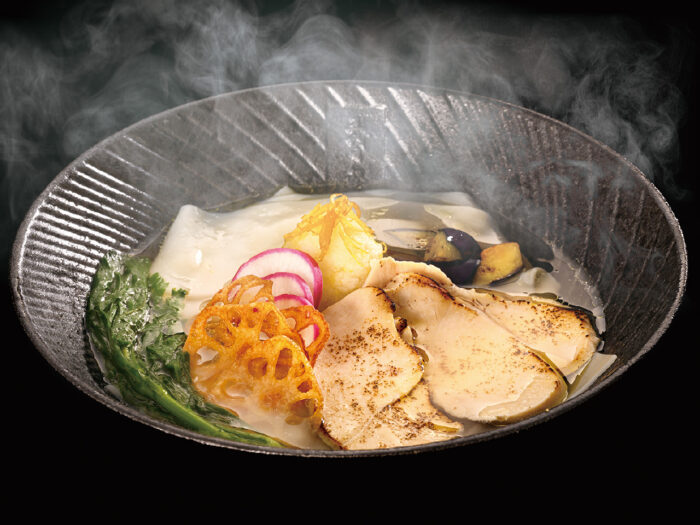 赤城鶏の柚子みぞれかけ